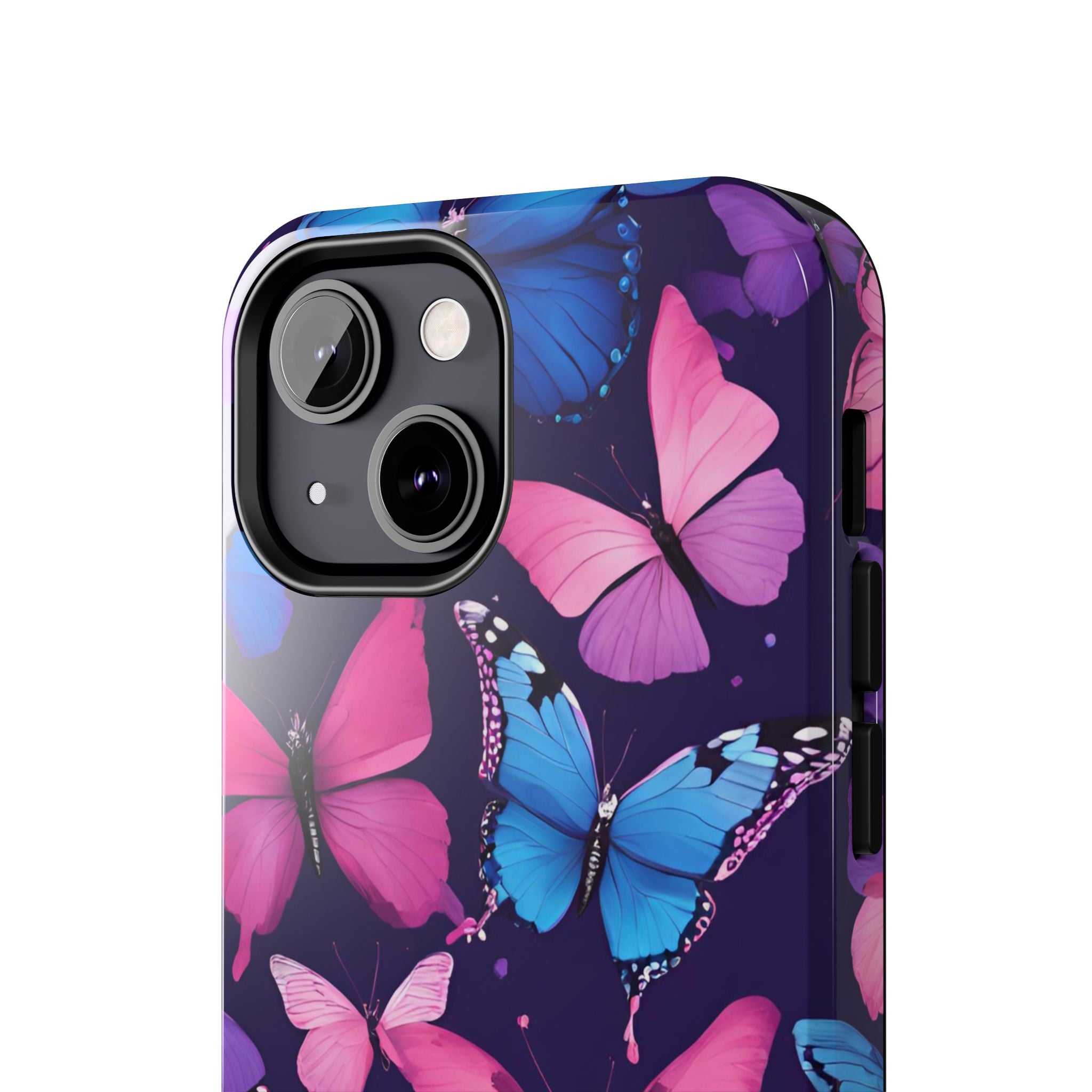 Butterfly Phone Case (Pink,Purple and Blue)