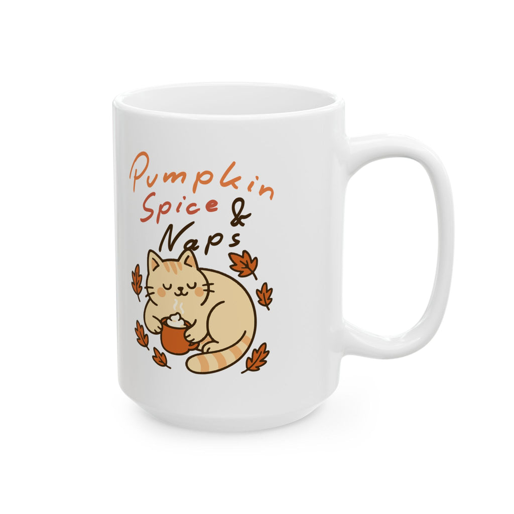Pumpkin Spice Ceramic Mug (11oz, 15oz)