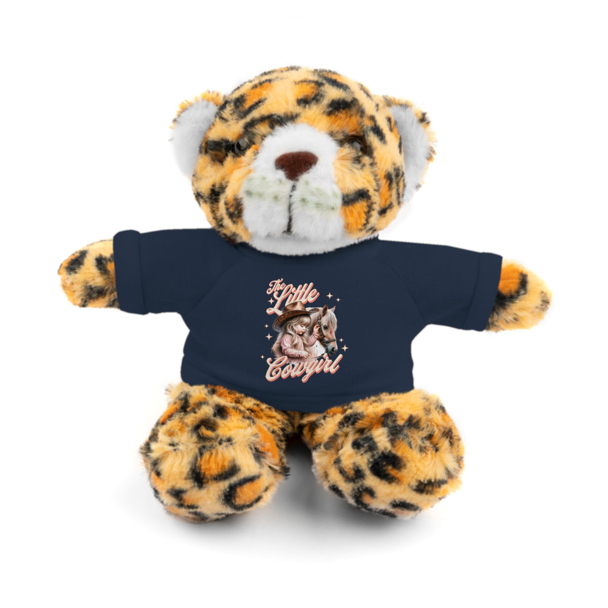 Plush Animal with 'The Little Cowgirl' Tee