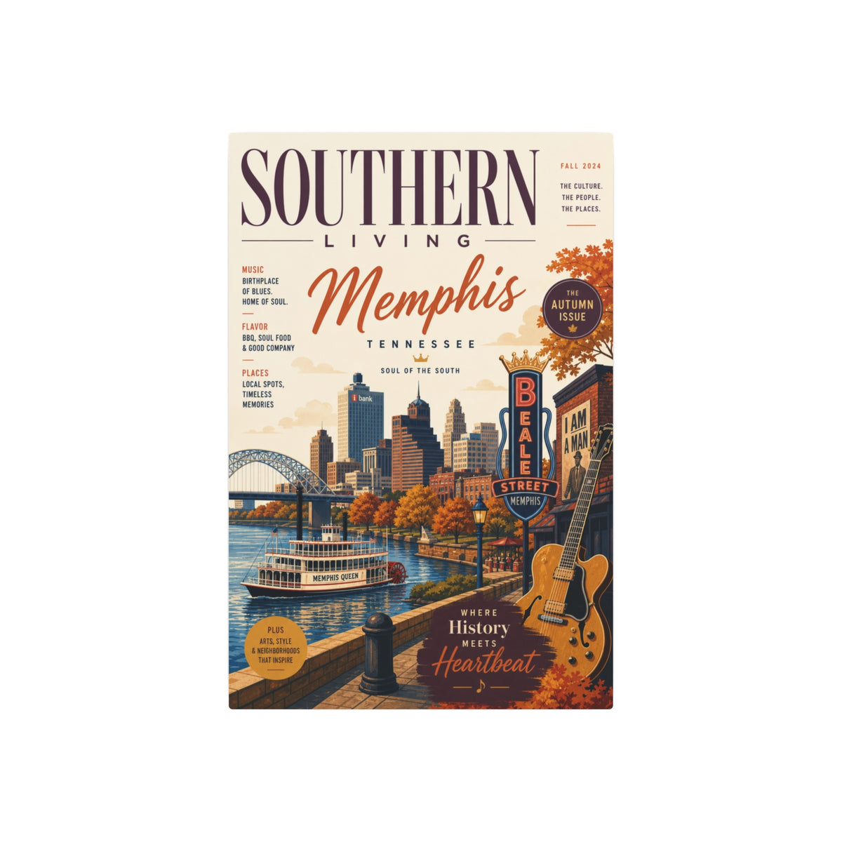 Memphis Tennessee Metal Art Sign