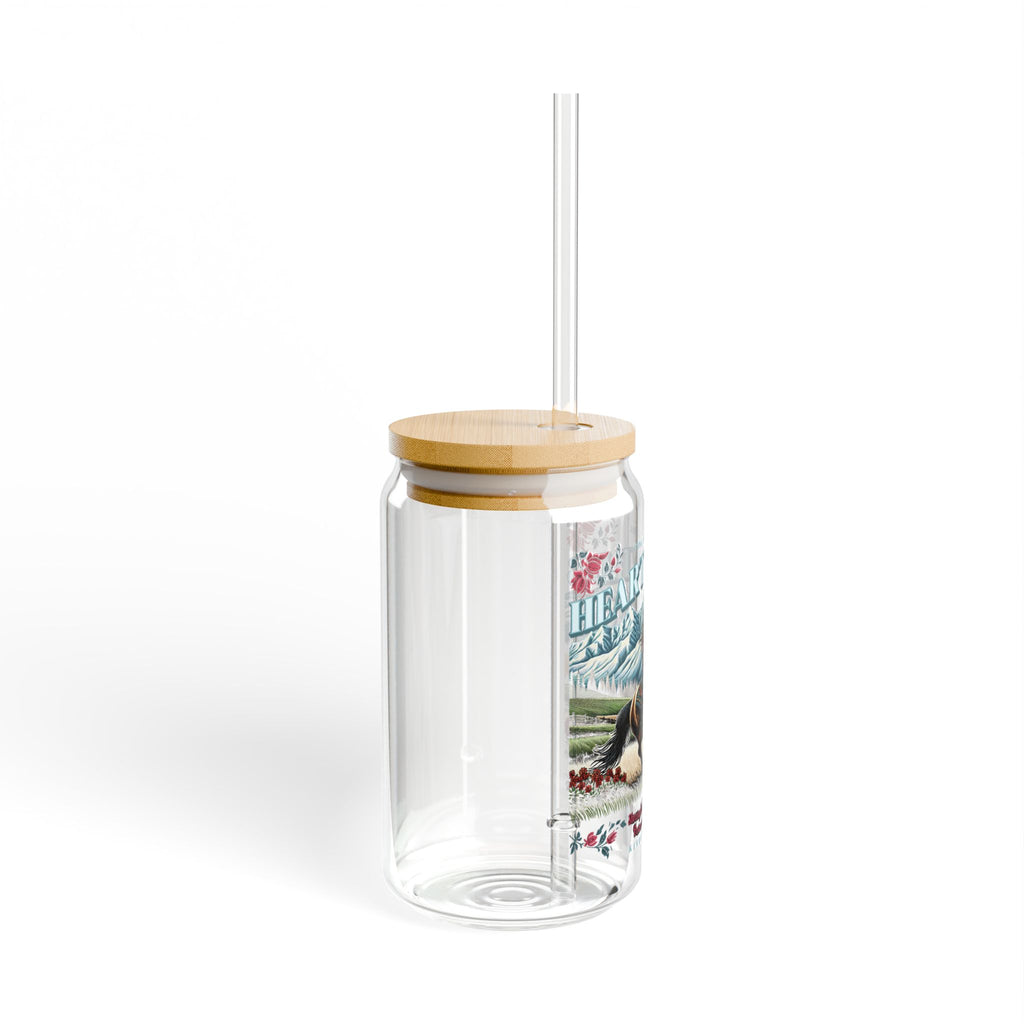Cowboy Western Sipper Glass (16oz)