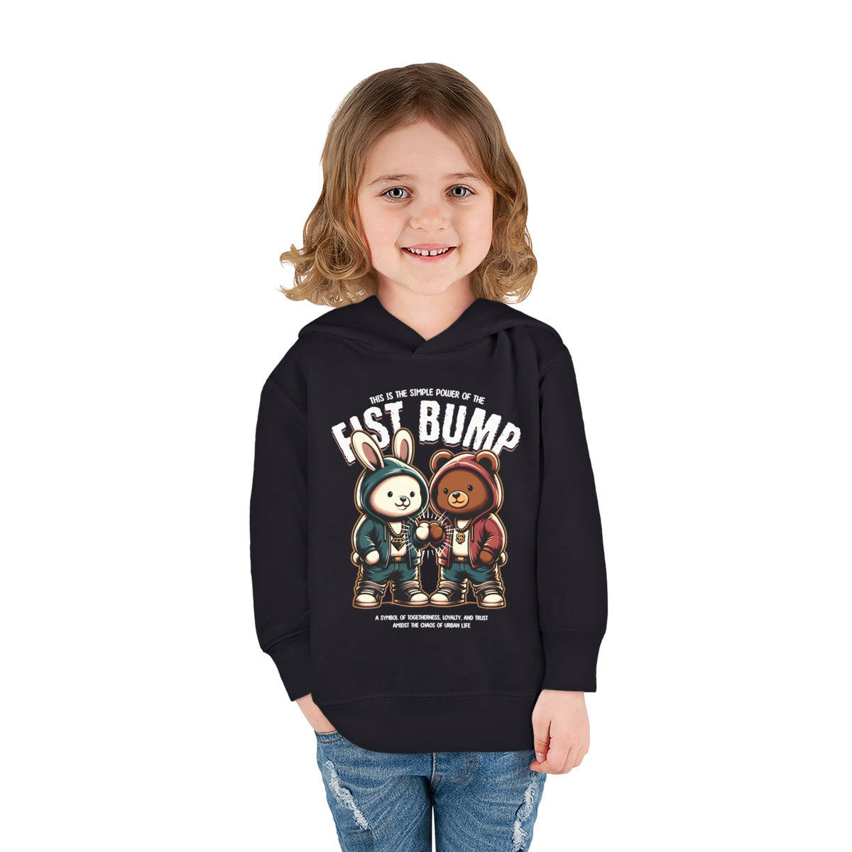 Fist Bump Toddler Hoodie