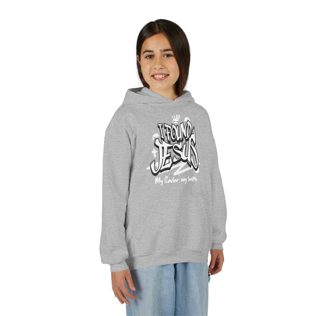 "I Found Jesus" Youth Hoodie