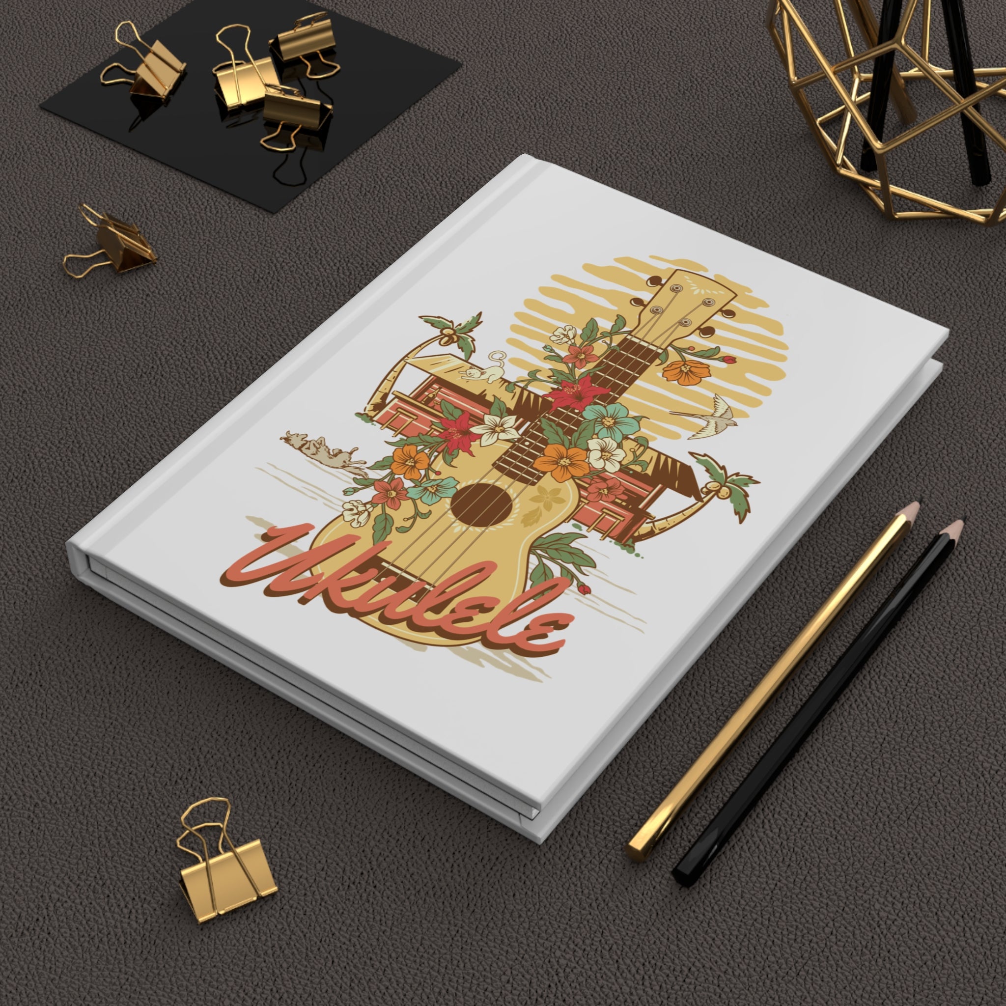 Ukulele Floral Journal