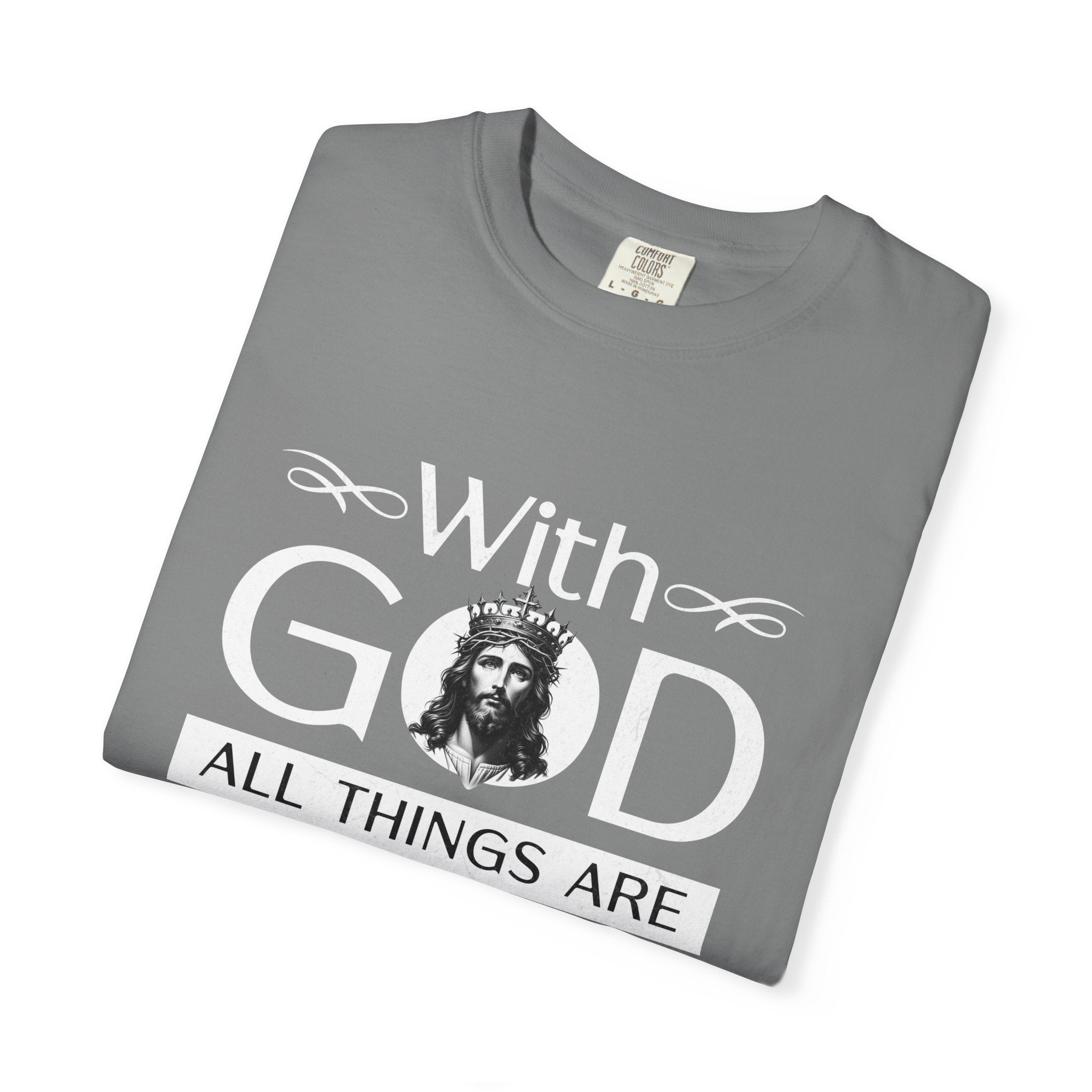 With God All Things...T‑Shirt
