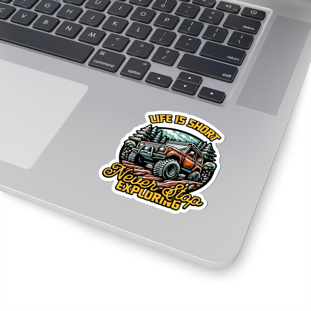 Never Stop Exploring Off-Road Sticker