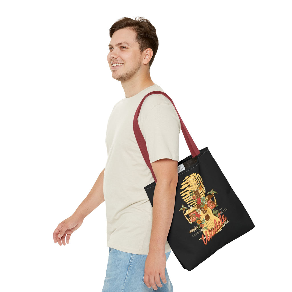 Ukulele Retro Tote Bag