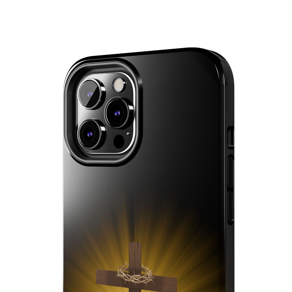 Cross and Crown of Thorns Phone Case