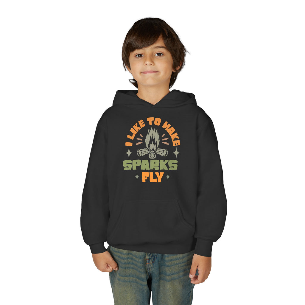 "...Make Sparks Fly" Campfire Youth Hoodie