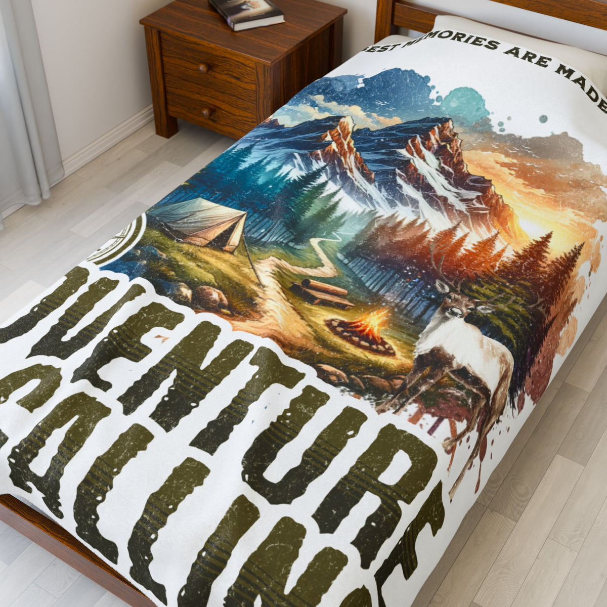 'Adventure is Calling' Blanket