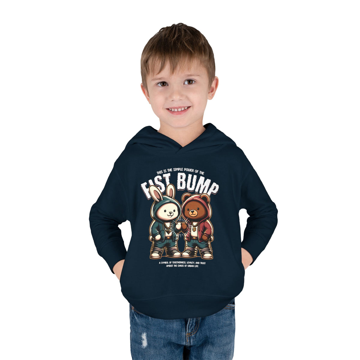 Fist Bump Toddler Hoodie