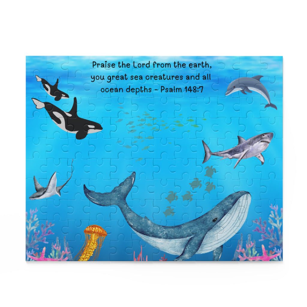 Sea Creatures Puzzle (Psalm 148:7) (120/252/500pcs)