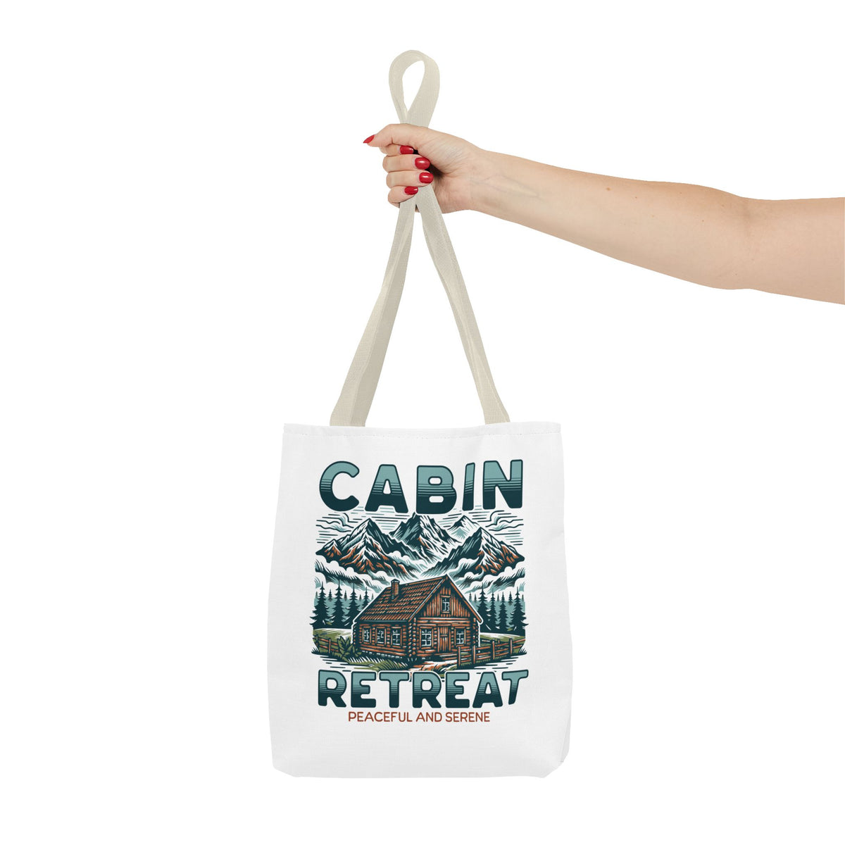 Cabin Retreat Tote Bag