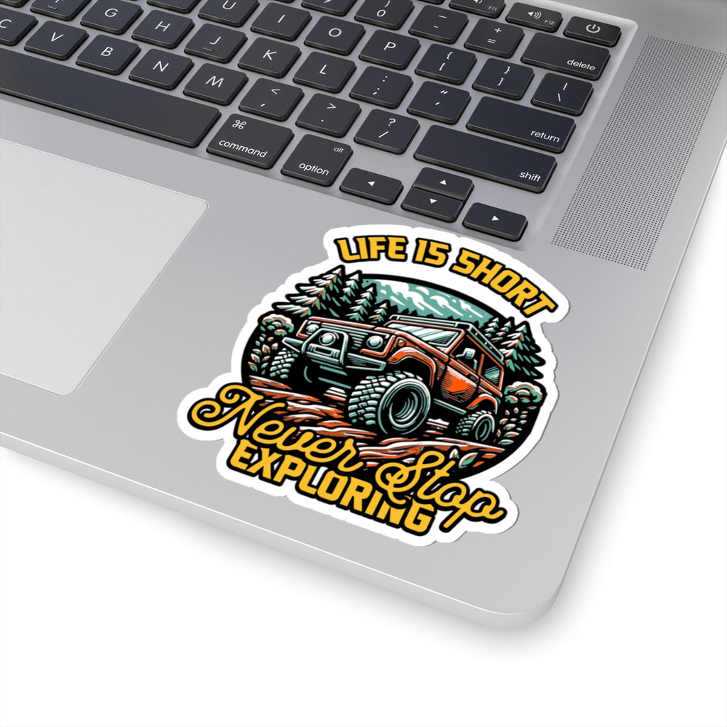 Never Stop Exploring Off-Road Sticker