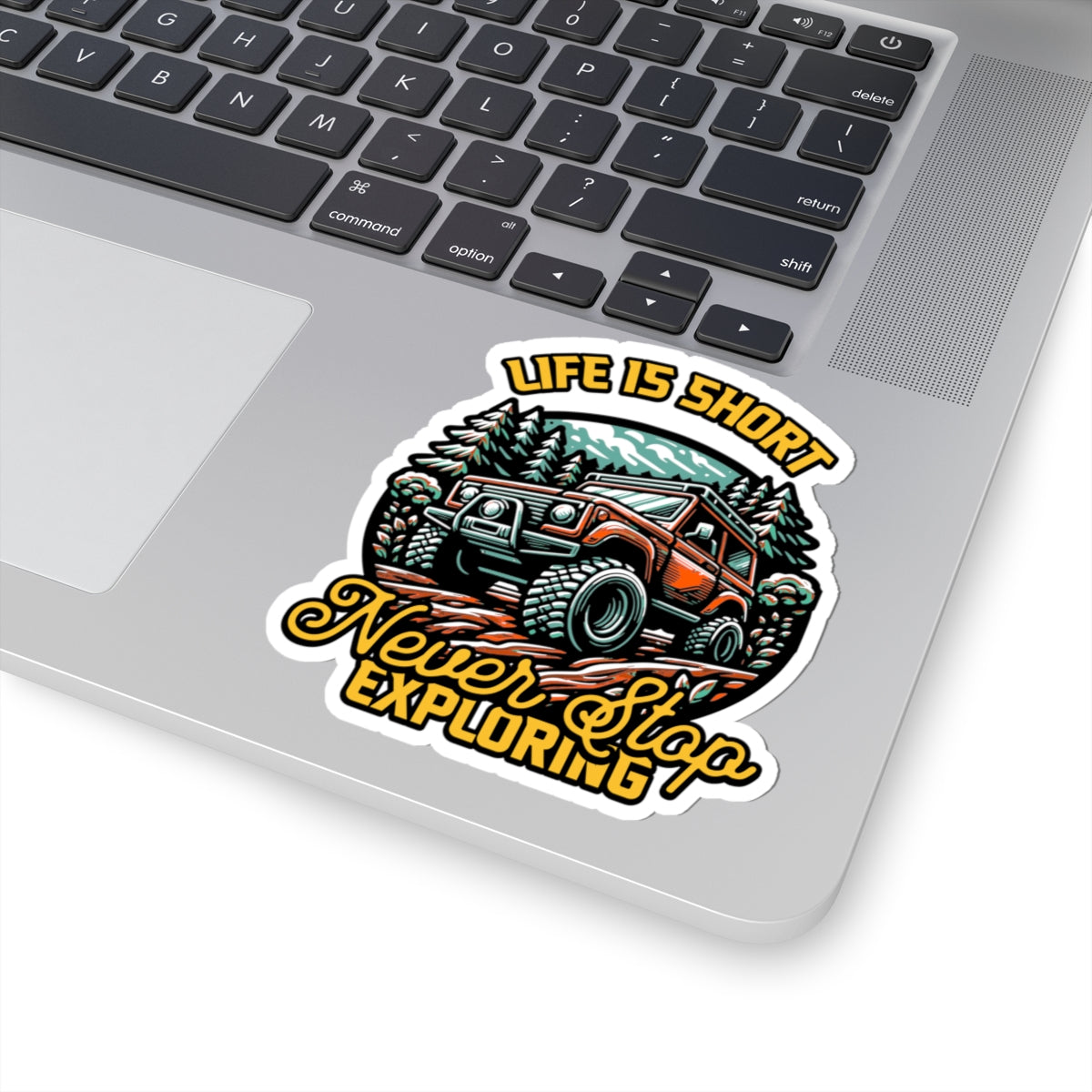 Never Stop Exploring Off-Road Sticker