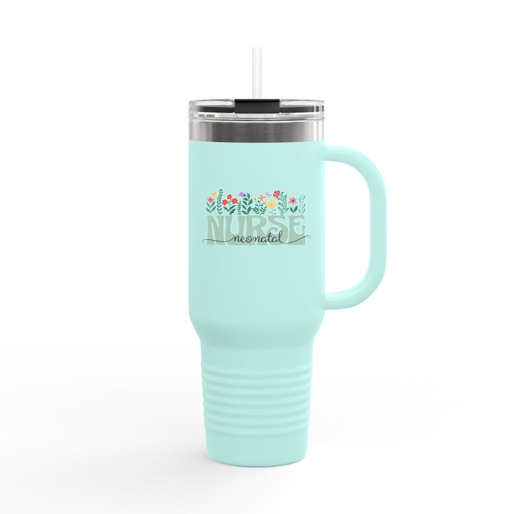 Nurse Mom Floral Tumbler (40oz.)