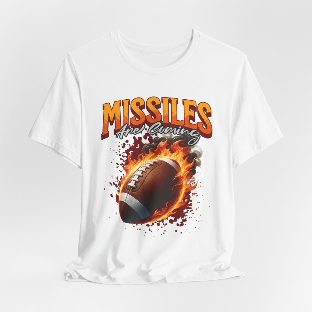 Missiles Are Coming Football T-Shirt