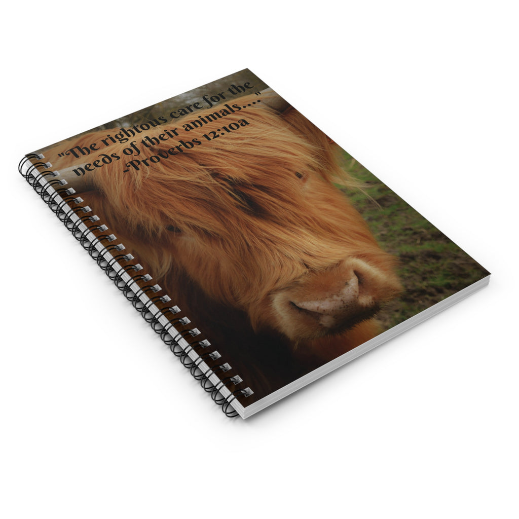 Highland Cow Notebook