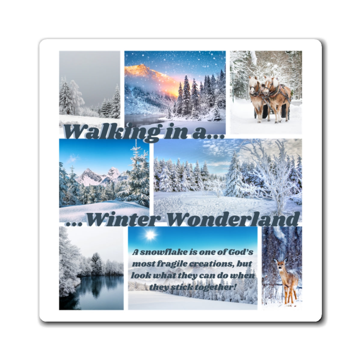 Winter Wonderland Magnet