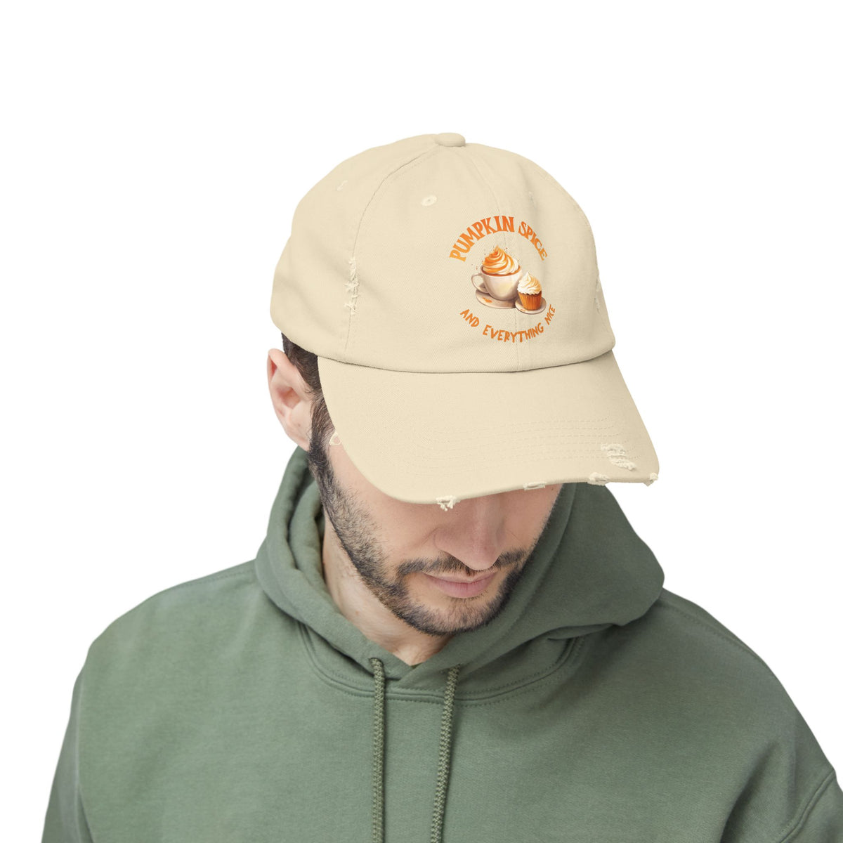 Pumpkin Spice Distressed Hat
