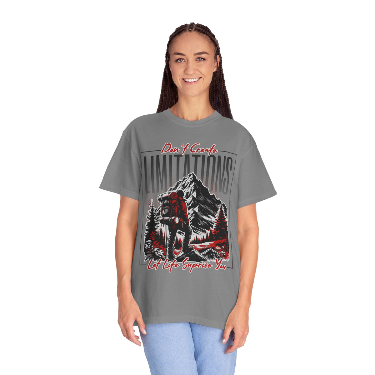 "Don't Create Limitations" Adventure T-Shirt