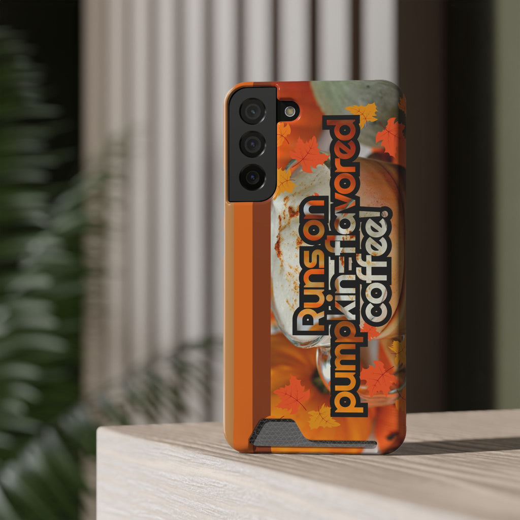 Coffee Phone Case w/Card Holder