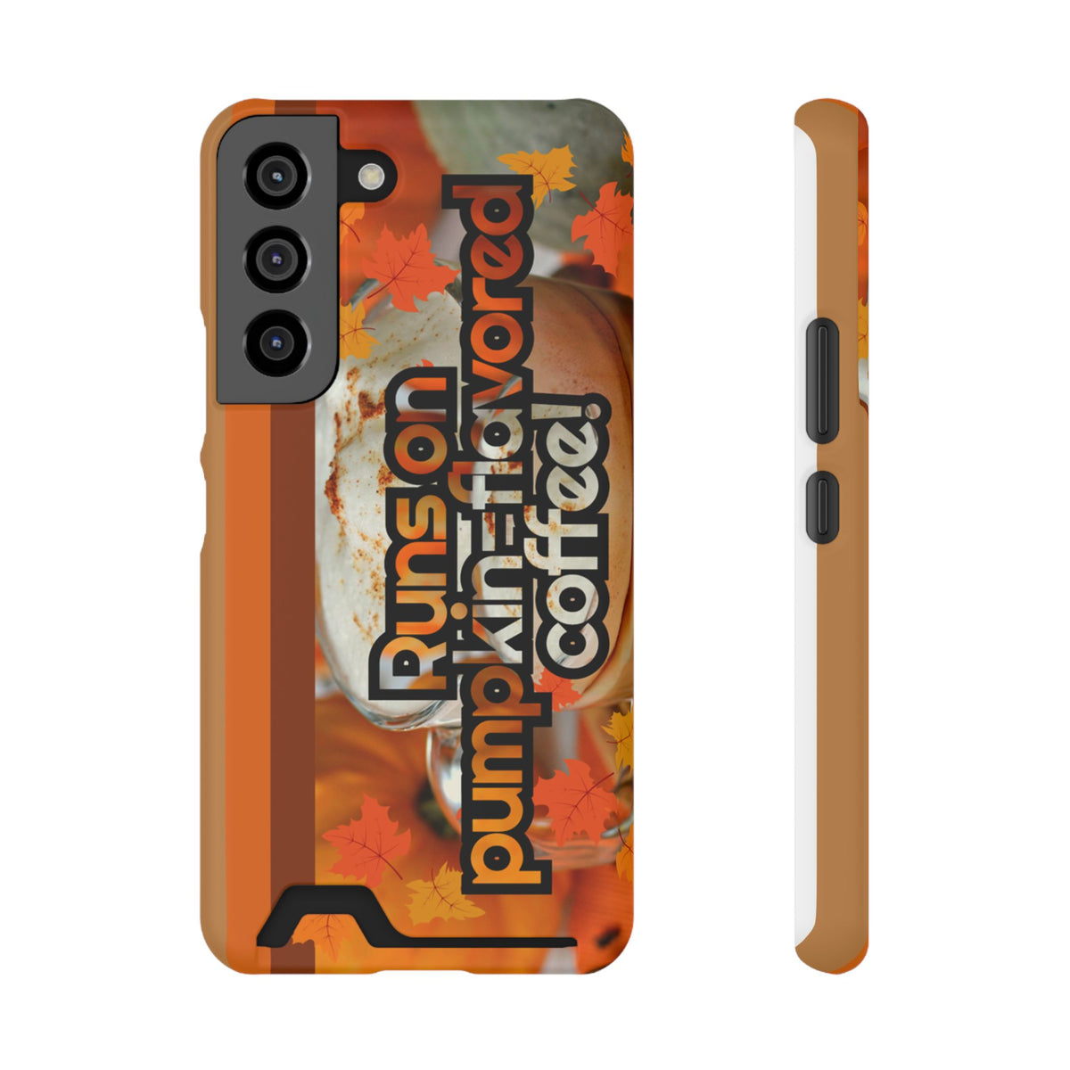 Coffee Phone Case w/Card Holder