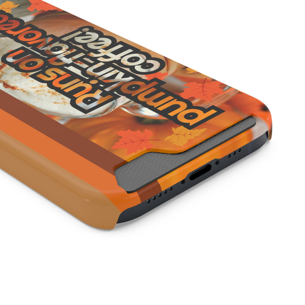 Coffee Phone Case w/Card Holder