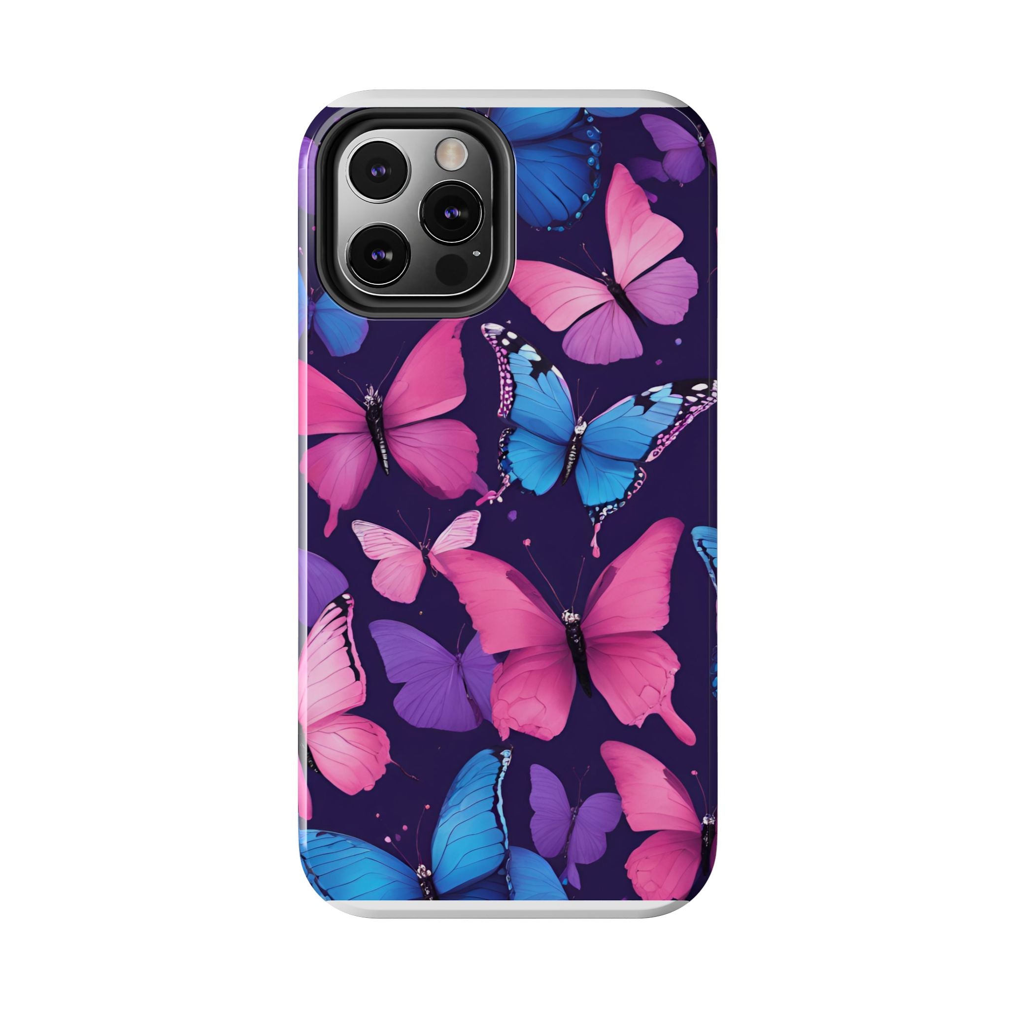 Butterfly Phone Case (Pink,Purple and Blue)