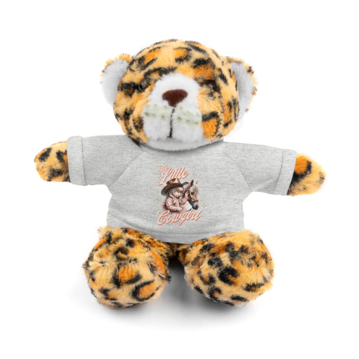 Plush Animal with 'The Little Cowgirl' Tee
