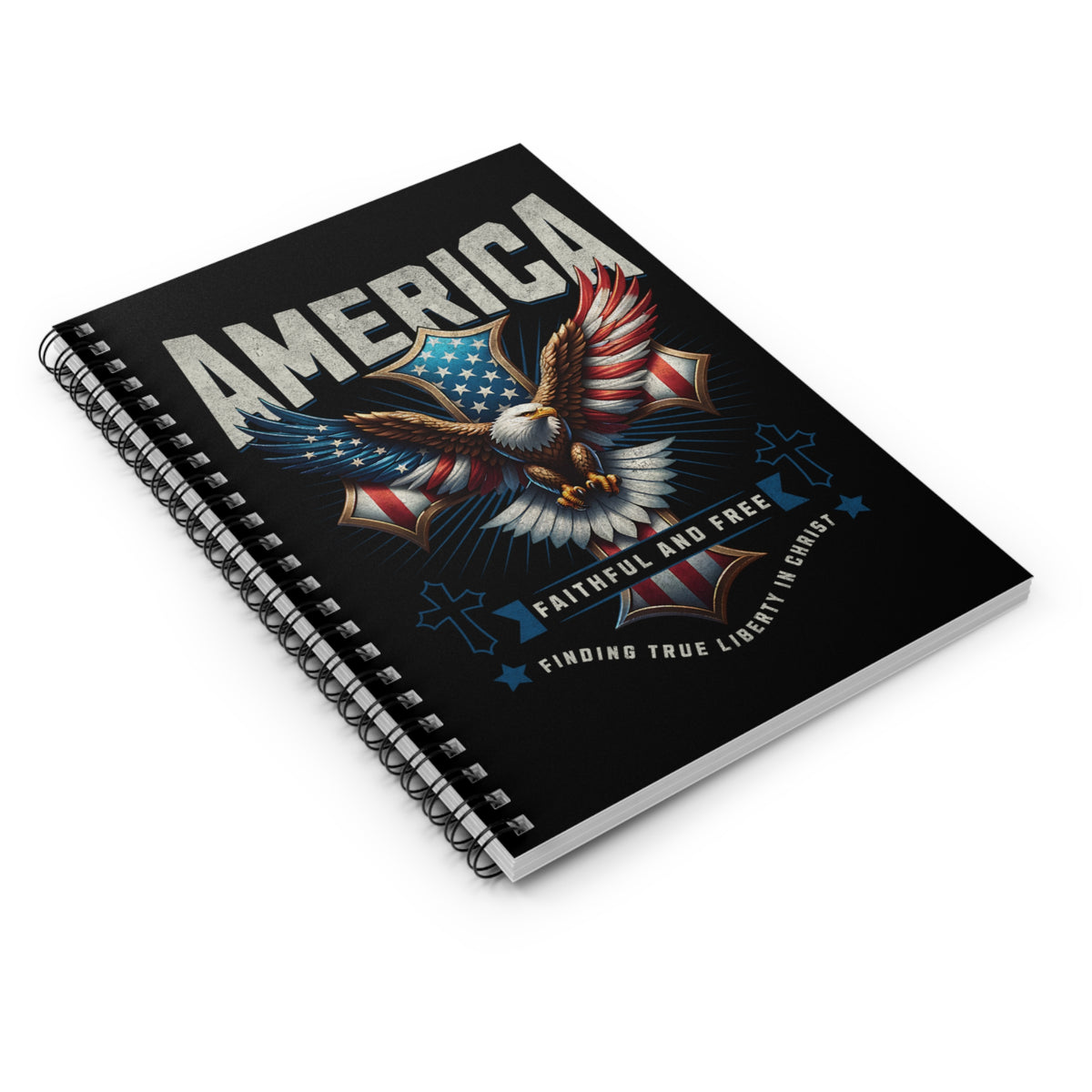 America Eagle Spiral Notebook