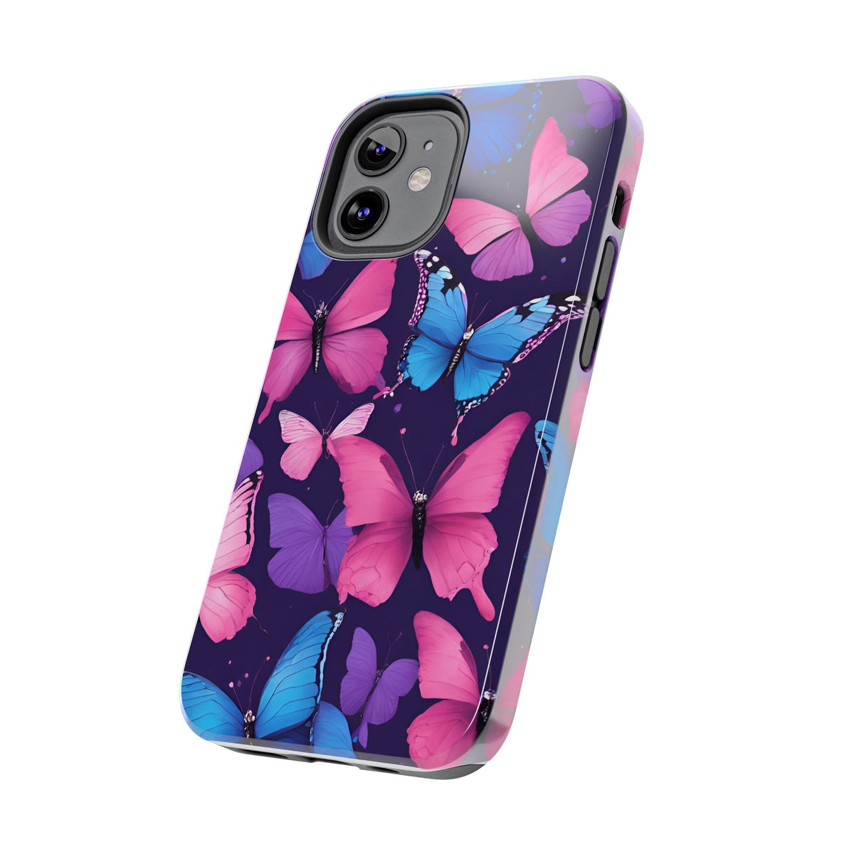 Butterfly Phone Case (Pink,Purple and Blue)