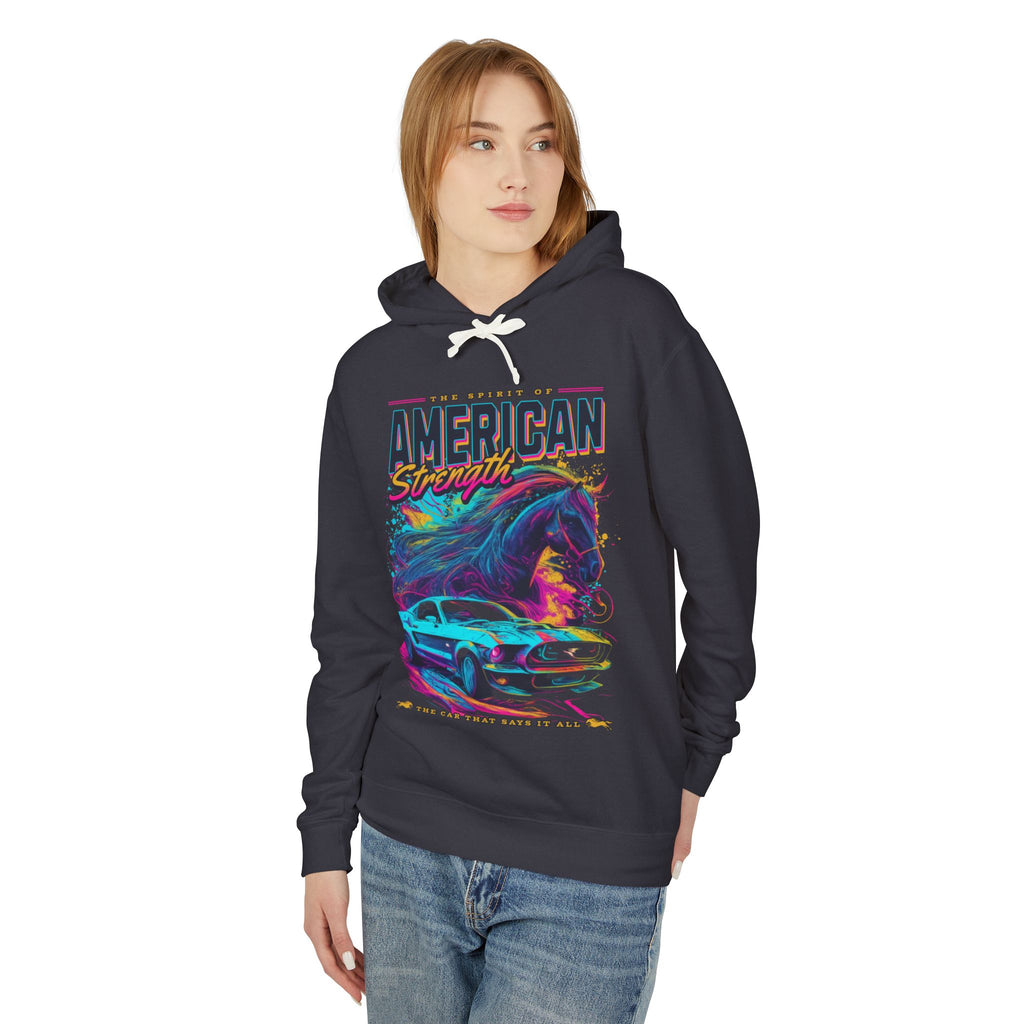 American Strength Muscle Car Hoodie