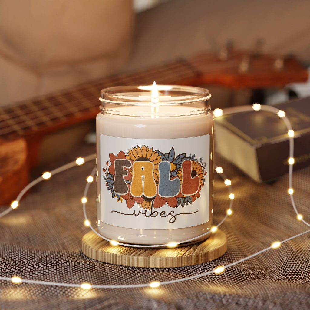 Fall Vibes Scented Soy Candle (9oz)