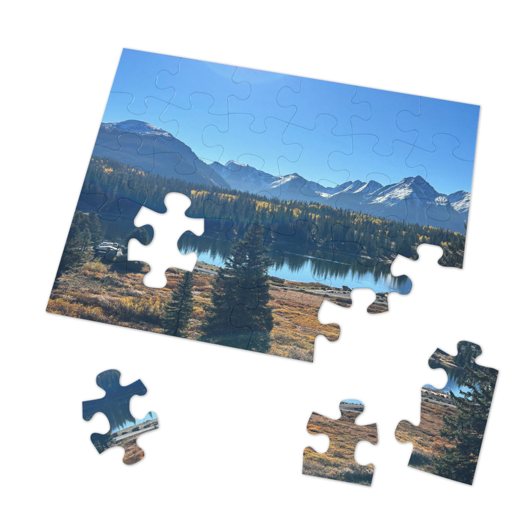 Mountain Lake Jigsaw Puzzle (500-Piece Puzzle with Tin)