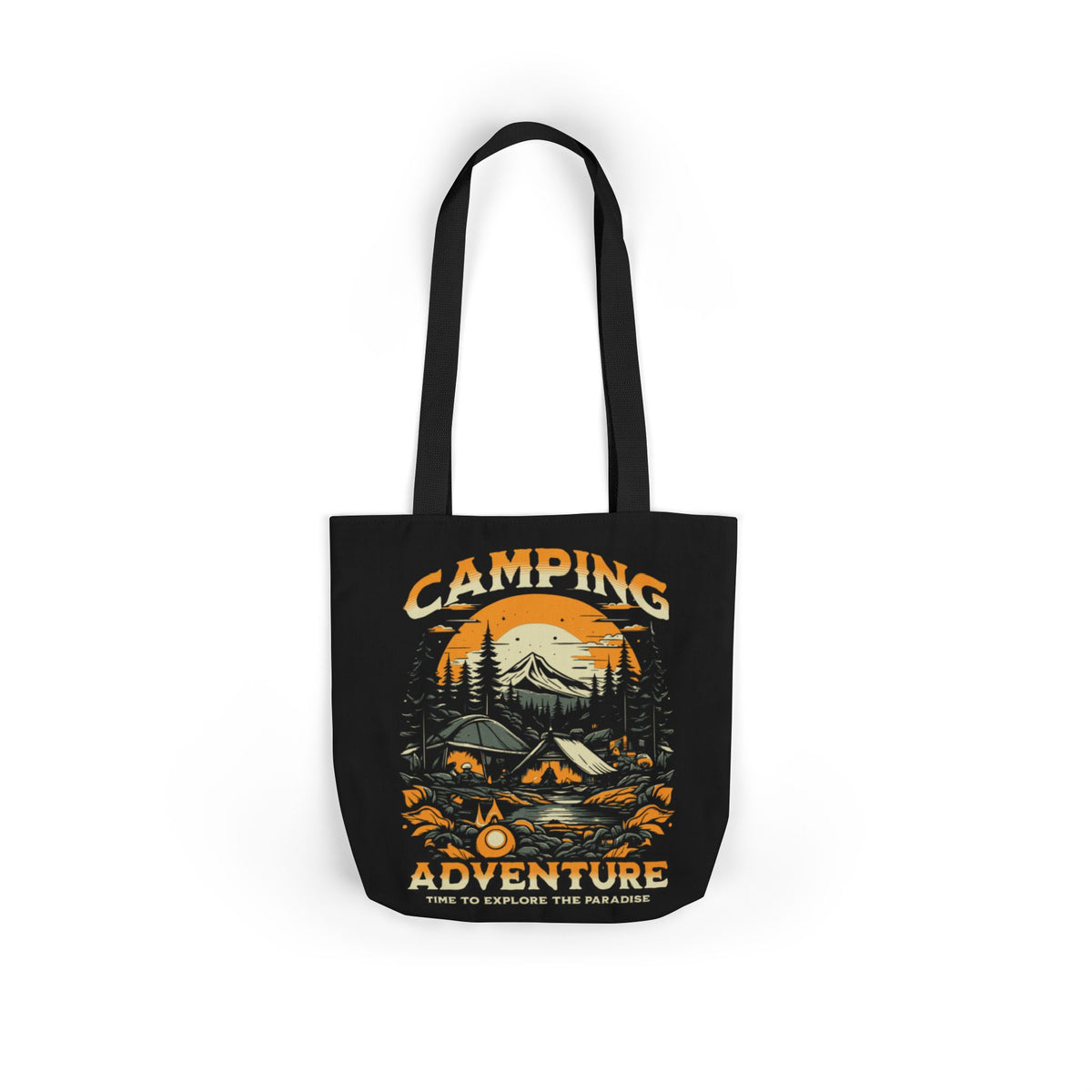 Camping Adventure Canvas Tote Bag
