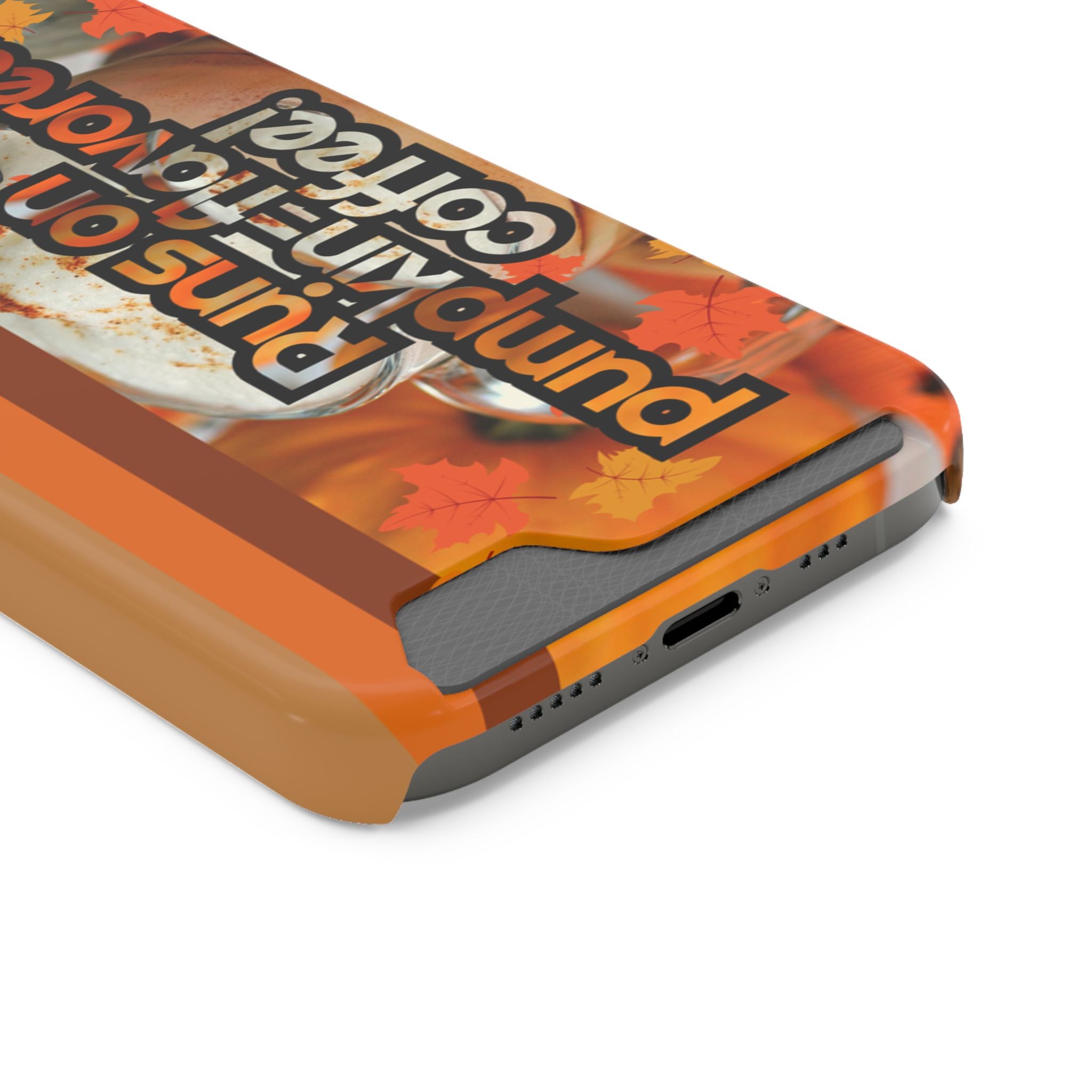 Coffee Phone Case w/Card Holder