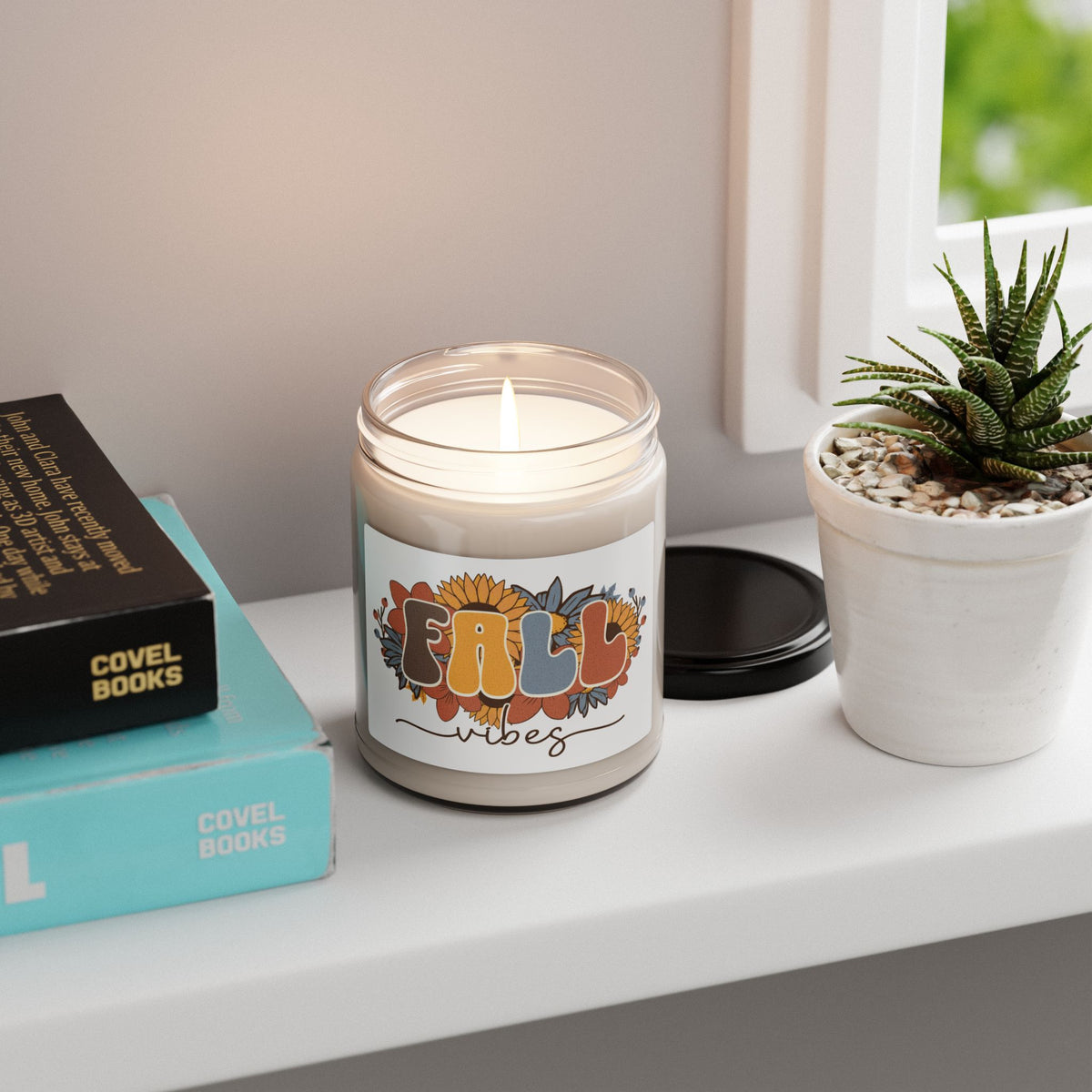 Fall Vibes Scented Soy Candle (9oz)