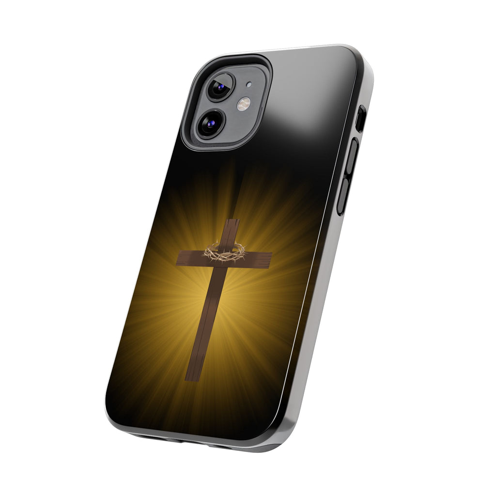 Cross and Crown of Thorns Phone Case