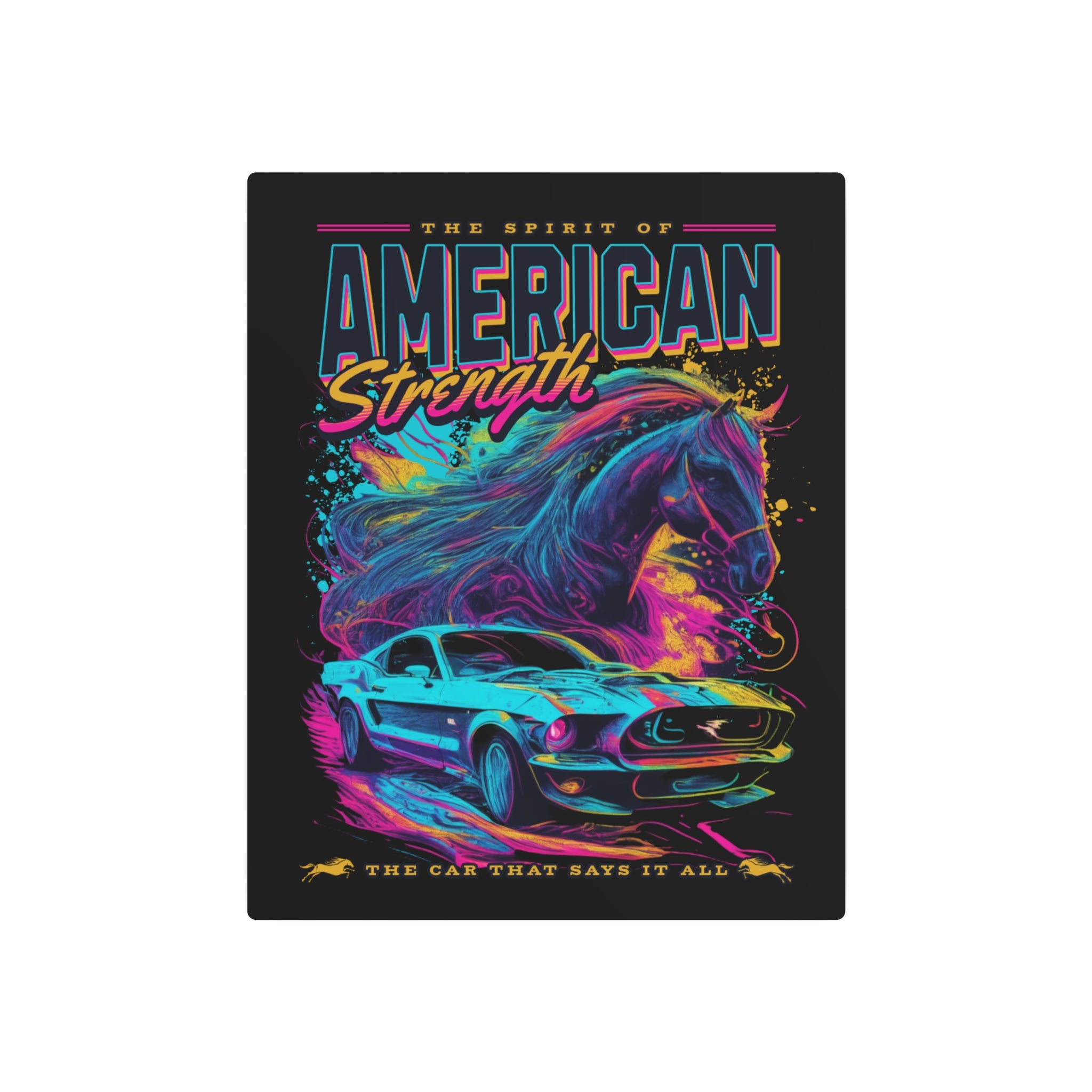 'The Spirit of American Strength' Vintage Wall Art