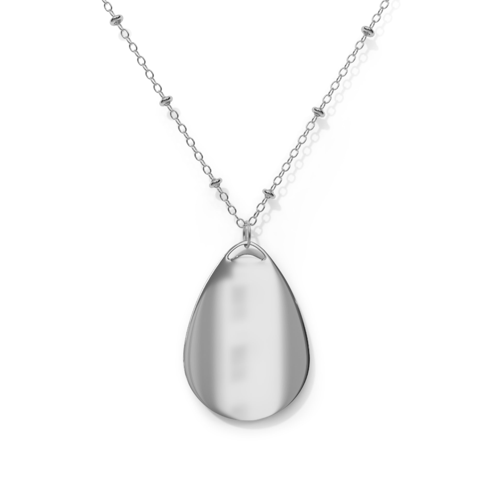 America Eagle Oval Necklace