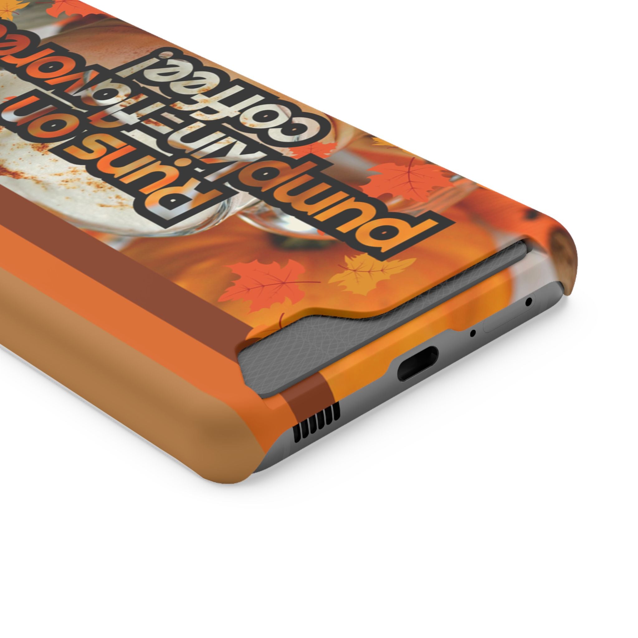 Coffee Phone Case w/Card Holder