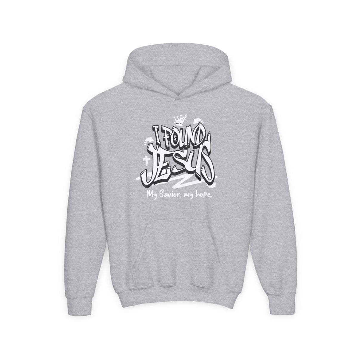 "I Found Jesus" Youth Hoodie