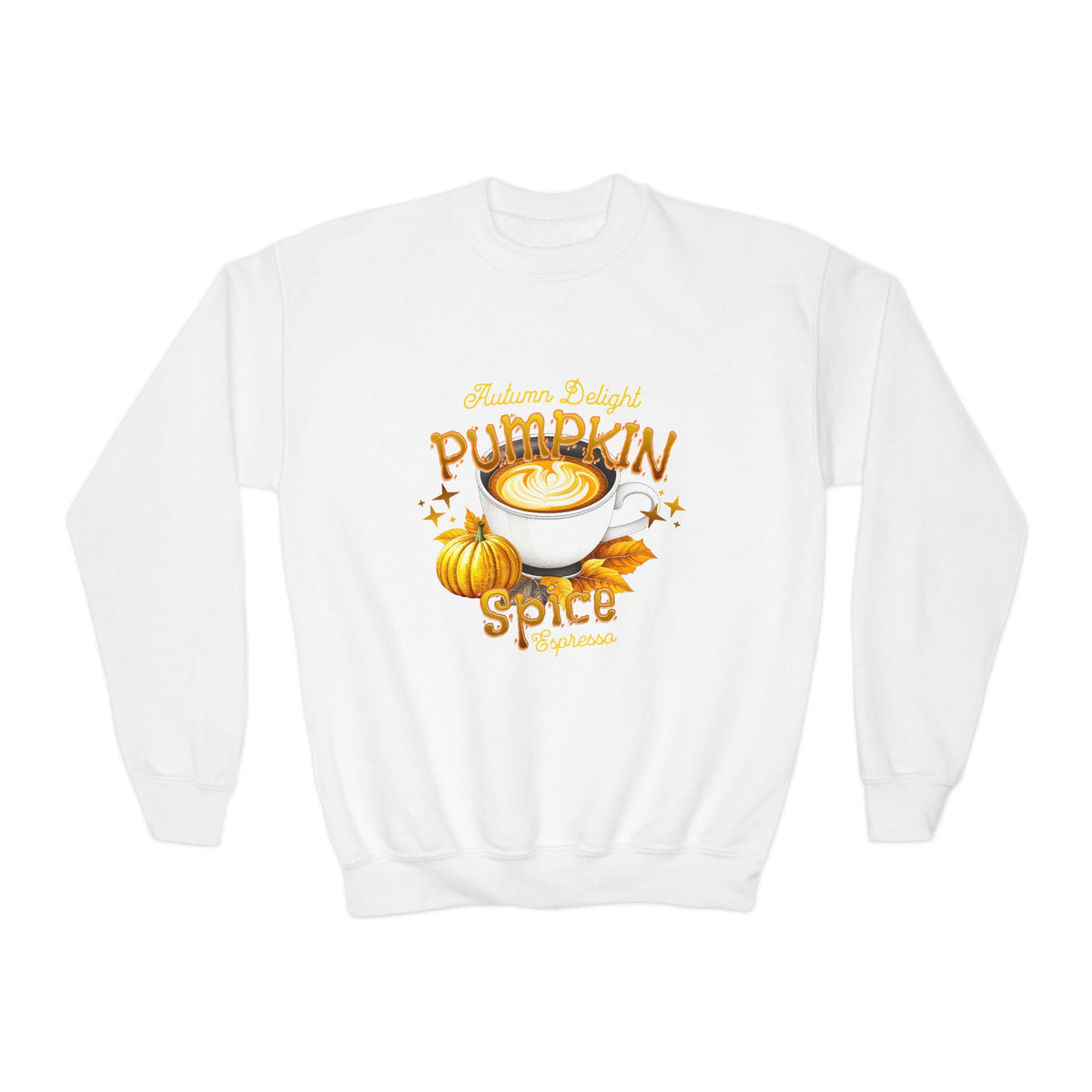 Pumpkin Spice Latte Youth Crewneck