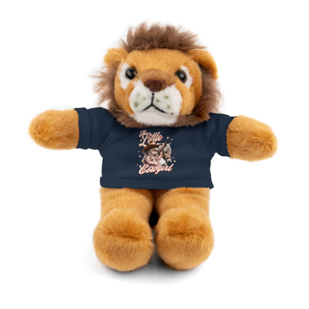 Plush Animal with 'The Little Cowgirl' Tee