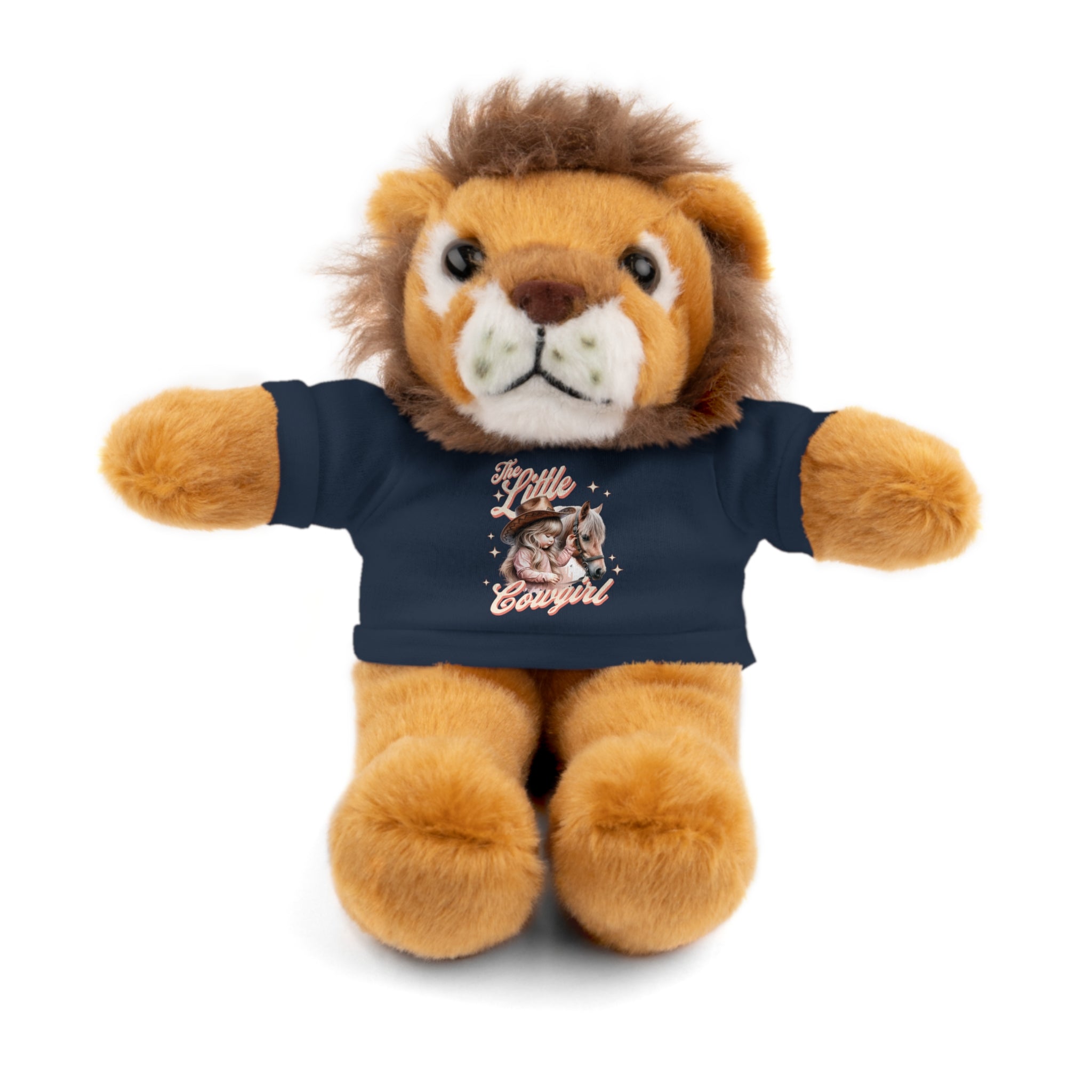 Plush Animal with 'The Little Cowgirl' Tee