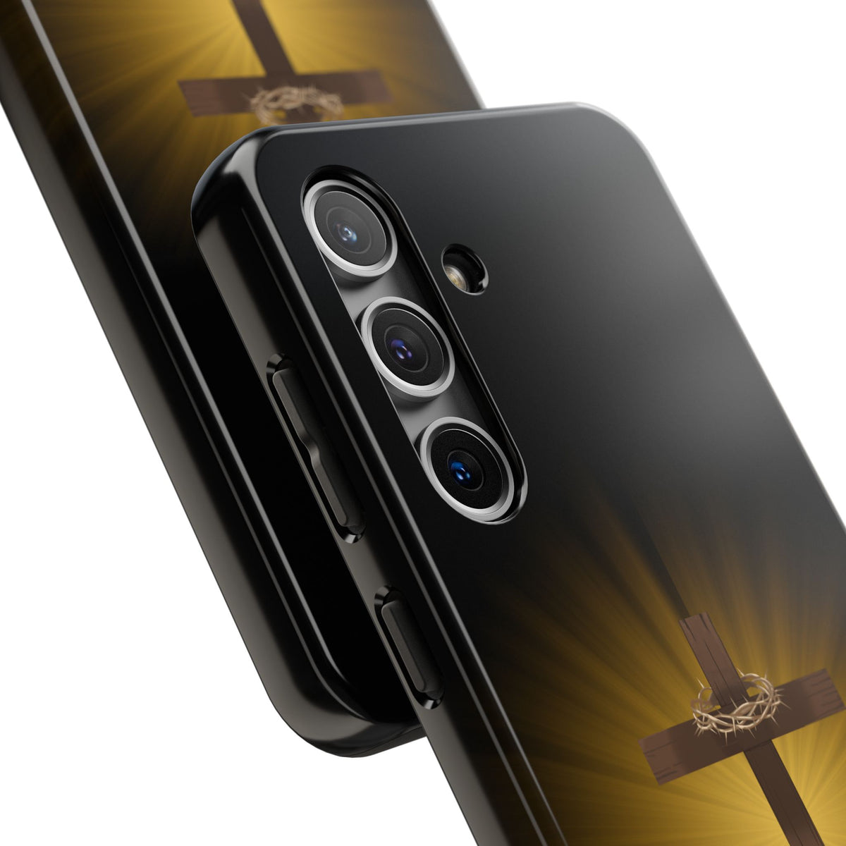 Cross and Crown of Thorns Phone Case