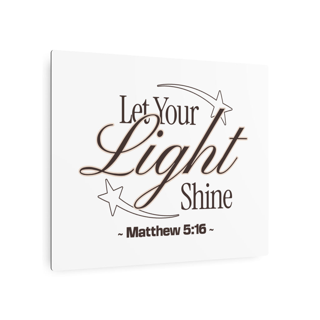 "Let Your Light Shine" (Matthew 5:16) Wall Art