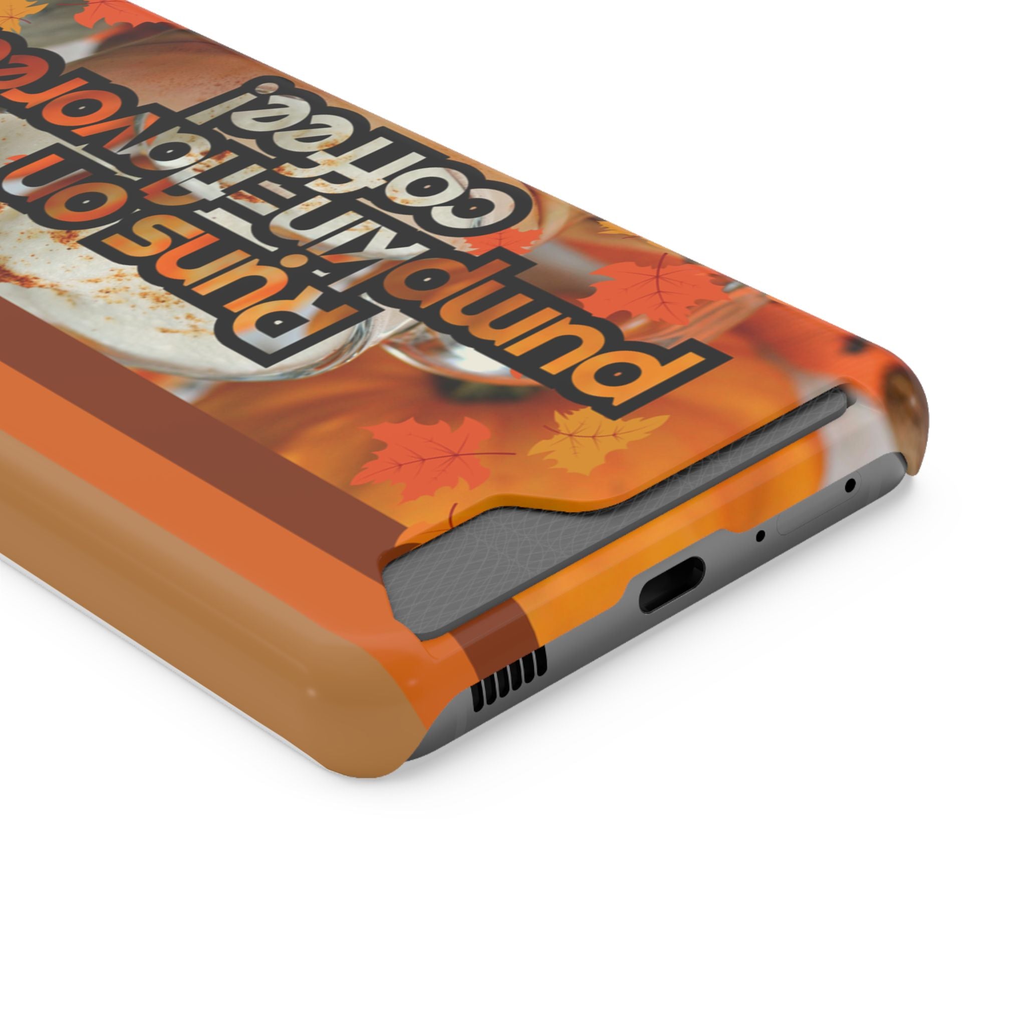 Coffee Phone Case w/Card Holder