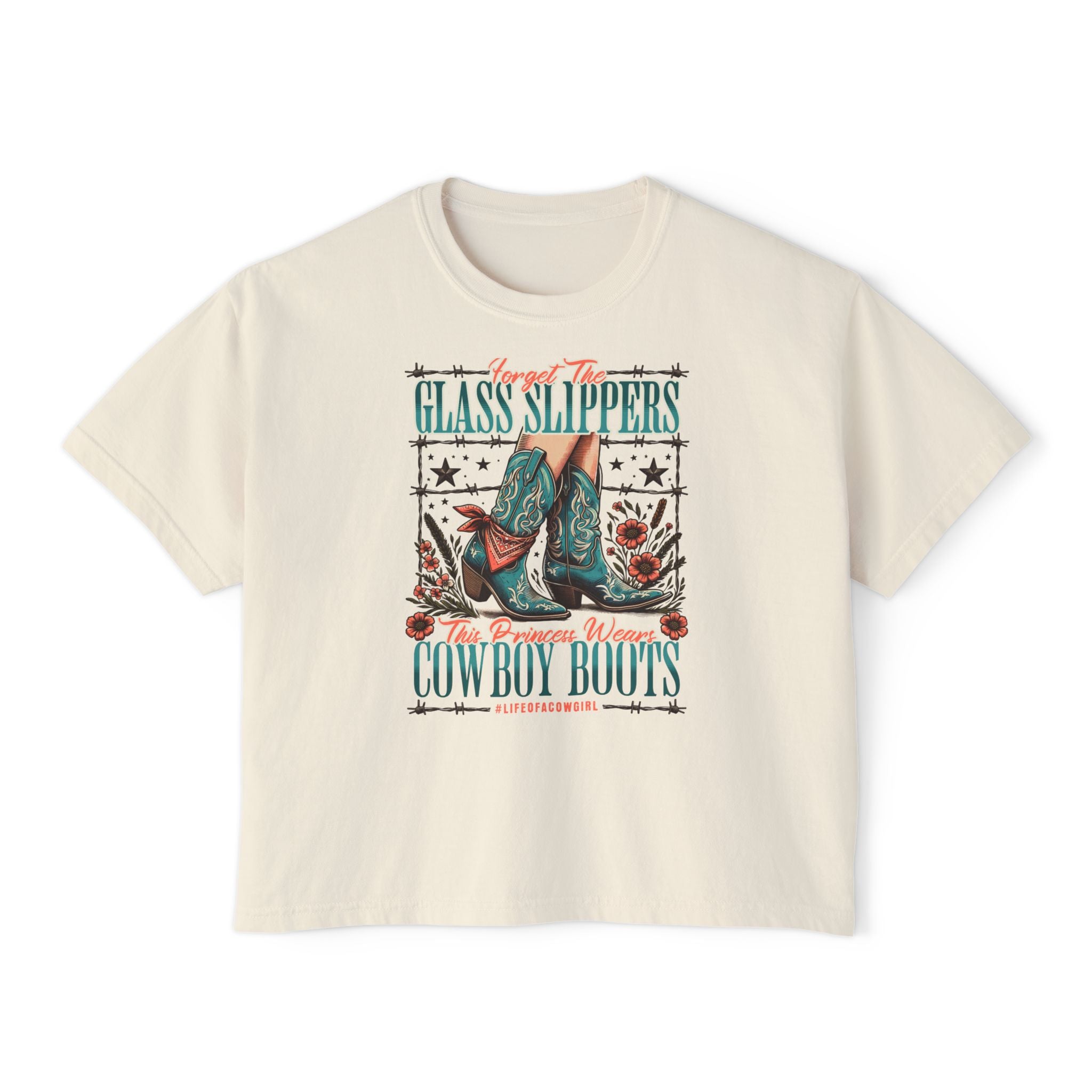 Cowgirl Boots Boxy T-Shirt